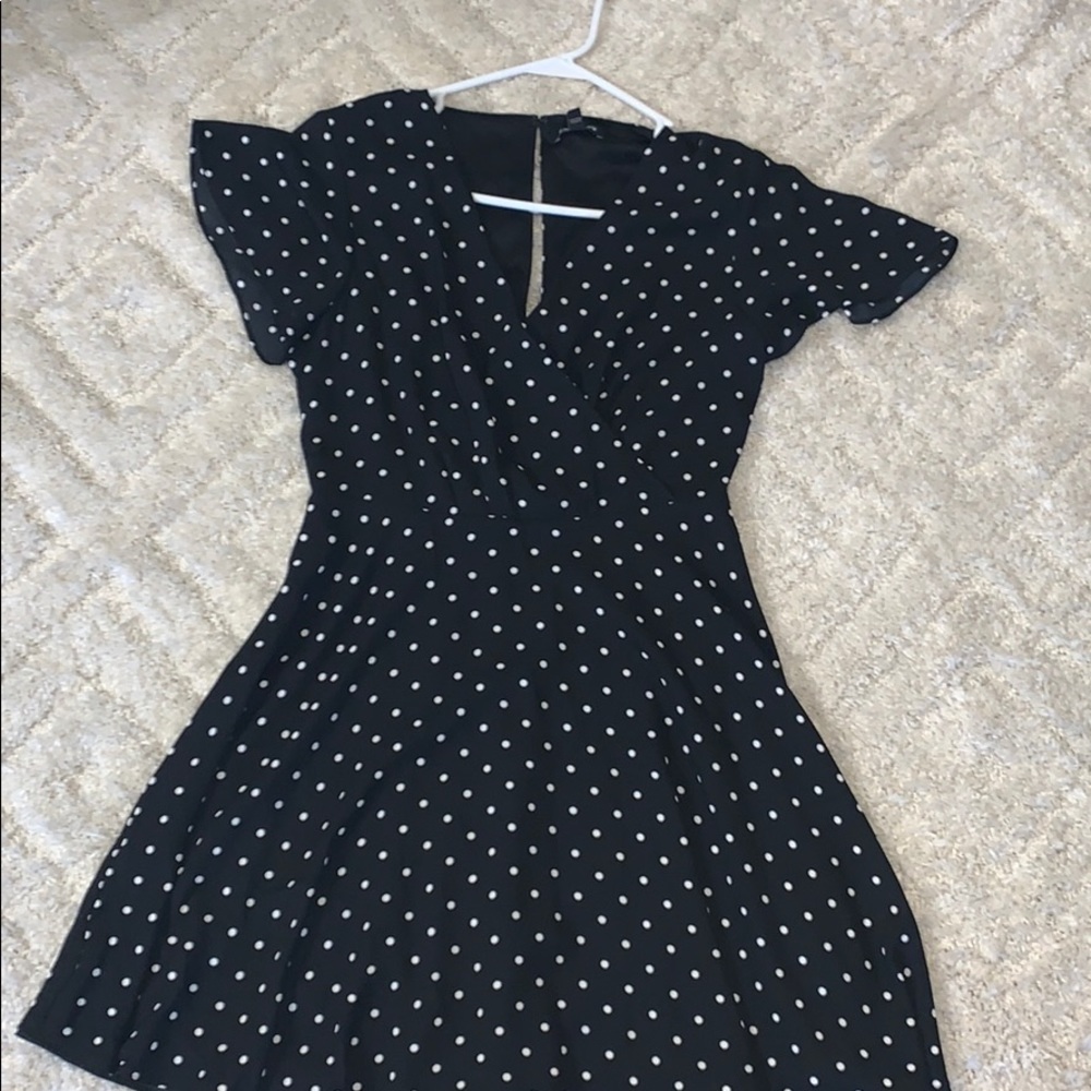 Polka dot dress from express